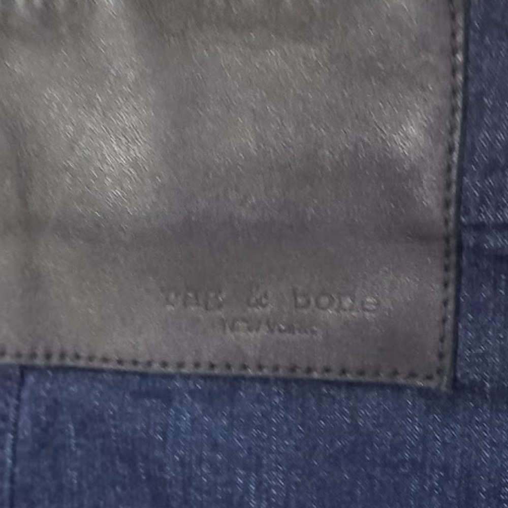 SOLD Rag & Bone Siggy Denim Mini Skirt Sz 0 - Picture 8 of 8